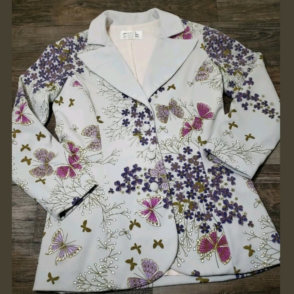 Vintage Alfred Shaheen Polyester Blazer